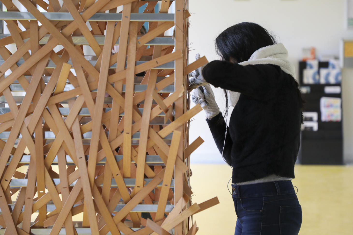 Assemblage des élèments pour le module d'intérieur