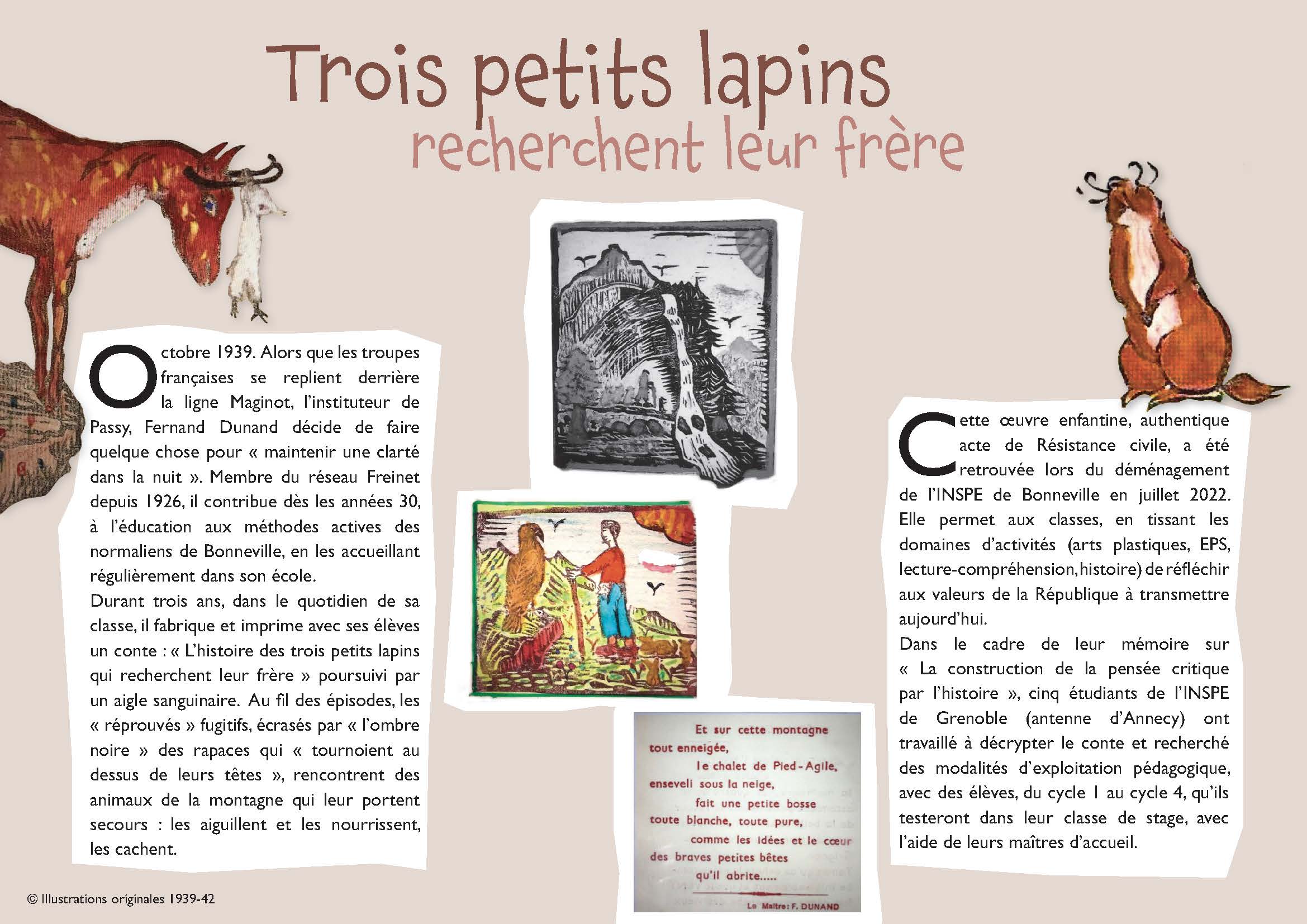 3 petits lapins